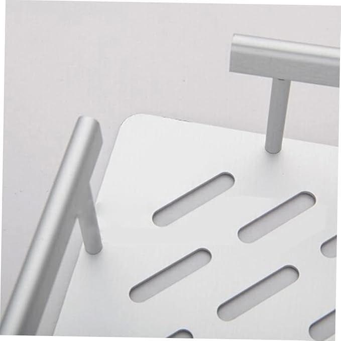 Zerodeko Rustproof Aluminum Triangle Shelf Easy Clean Wall Mounted Rack Bathroom Collector Storage