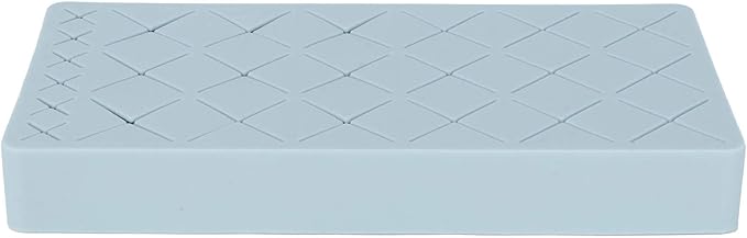 TOPINCN Silicone Cosmetic Makeup Organizer For Lipstick Cosmetics Holder Storage Box Display Stand 24 Slots(blue)