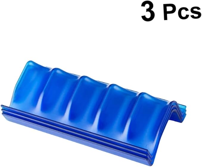 SHINEOFI 3pcs Bottle Storage Rack Foldable Organizer Slots Household Organizer for Desktop and Nightstands