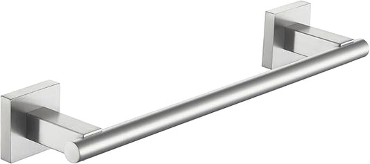 Suyar Bathroom Towel Holder Brushed Nickel, SUS 304 Stainless Steel Hand Towel Bar for Wall, 13.78 Inch