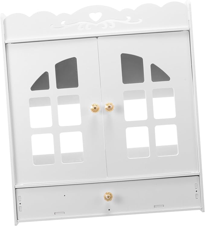 balacoo Wall-Mounted Storage Cabinet for Bathroom Punch Organizer Ample Space for Cosmetics and Products Stylish Wall Storage for Compact Spaces