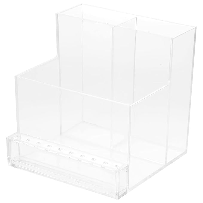 FOMIYES 2pcs Nail Art Polishing Machine Storage Organizer Grinding Holder for Nail Salon and Home Use Easy to Use Manicure Tool Display Stand