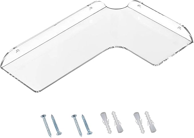 Long-Lasting Acrylic Corner Shelf for Bathroom Kitchen Living Room Storage Living Shelf