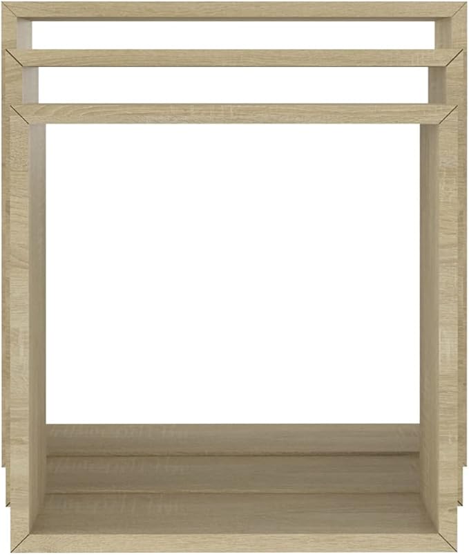 Wall Cube Shelves 3 pcs Sonoma Oak Modern Floating Shelves Set for Living Room Bedroom Decor with Invisible Mounting System for Photos Books Display