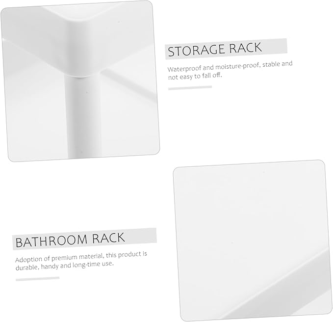 Holibanna Easy Assembly Storage Shelf Bathroom Rack Home Sundries Organizer Tidy up Your Space