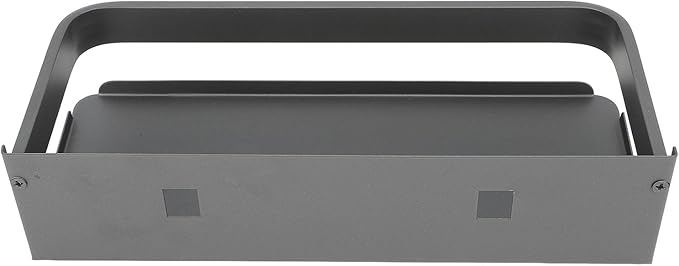 TANIQIACA Simple Aesthetic Wall Mounted Bathroom Rack, Multifunctional Floating Shelves for Bathroom Kitchen Storage, Sturdy Stainless Steel, Large Capacity, Strong Adhesive, No Drill Insta (25cm)