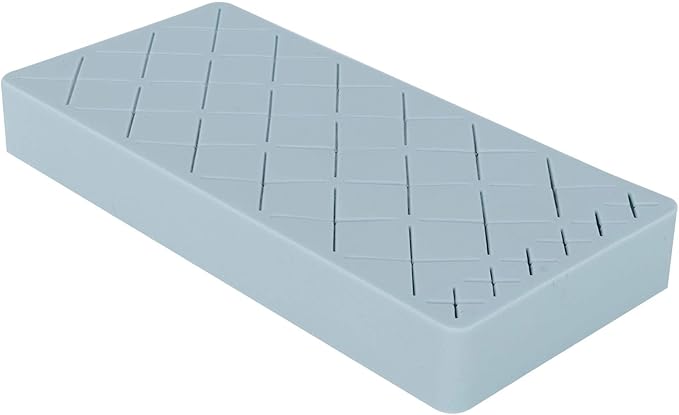 TOPINCN Silicone Cosmetic Makeup Organizer For Lipstick Cosmetics Holder Storage Box Display Stand 24 Slots(blue)