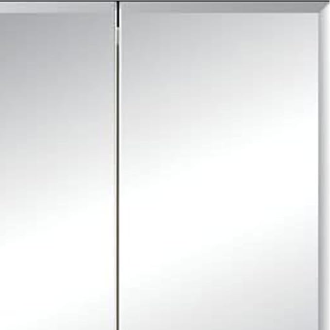 Jensen 255030X Tri-View Bevel Mirror Medicine Cabinet, 30" x 28.25" , White
