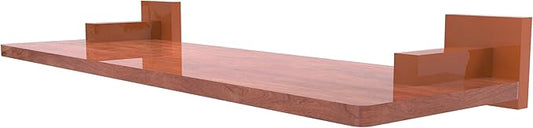 Allied Brass MT-1-16-IRW-ASP Montero Collection 16 Inch Solid IPE Ironwood Shelf, Autumn Sparkle