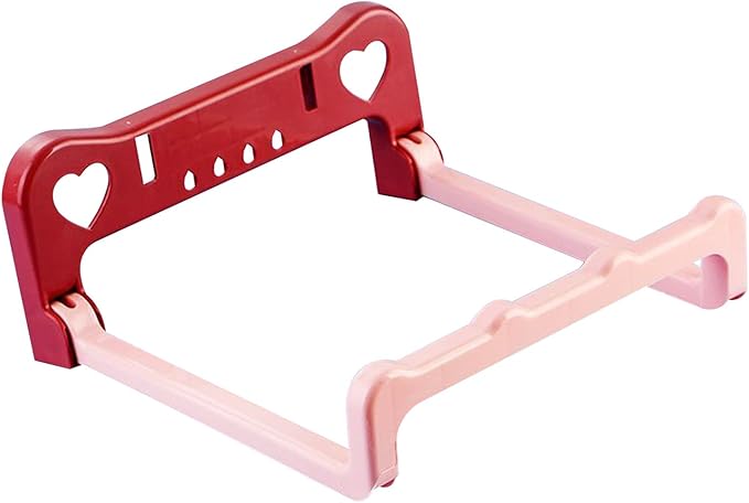 2PCS Washbasin Rack, Foldable Washbasin Storage Rack Wall Mounted Hanging Shelf for Bathroom Kitchen (Pink)