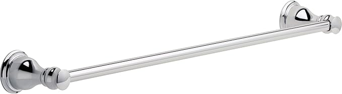 DELTA FAUCET Rubber Limited AUB24-PC Aubrey 24-in Wall Mount Towel Bar Bath Hardware Accessory in Polished Chrome