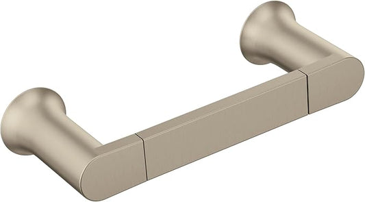 Moen Genta LX Modern Single Kitchen or Bathroom Towel Bar, 6.8-Inch, Brushed Nickel, BH3886BN