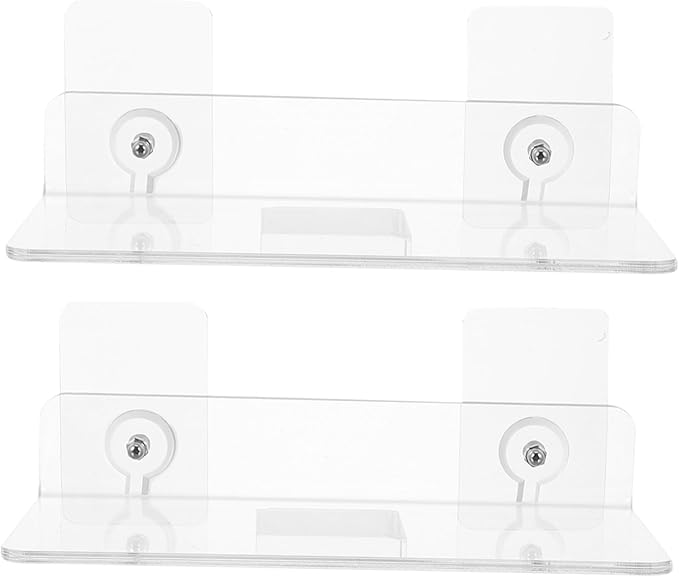 Multi-Functional Wall-Mounted Rack Acrylic Storage Bathroom Shelves Save Space Modern Design