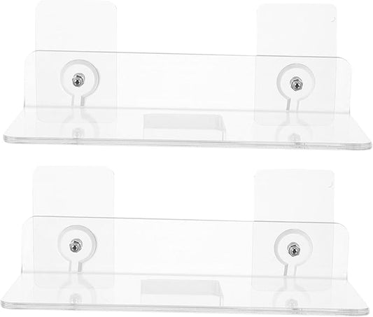 Multi-Functional Wall-Mounted Rack Acrylic Storage Bathroom Shelves Save Space Modern Design