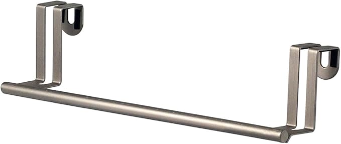 Spectrum Diversified 76471 Over-The-Door Towel Holder, Brushed Nickel