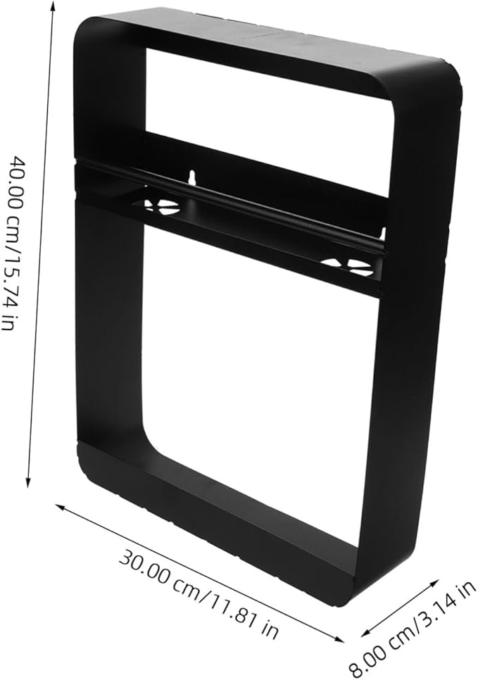 LIFKOME Wall Mounted Storage Rack Multi Functional Bathroom Shelf for Shampoo and Cosmetics Easy Installation Space Saving Design No Drilling Required