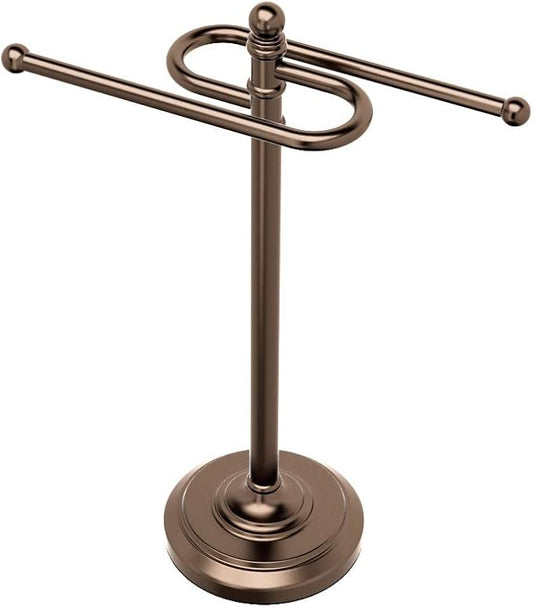 Gatco 1545BZ Countertop S-Style Towel Holder, Oil Rubbed Bronze