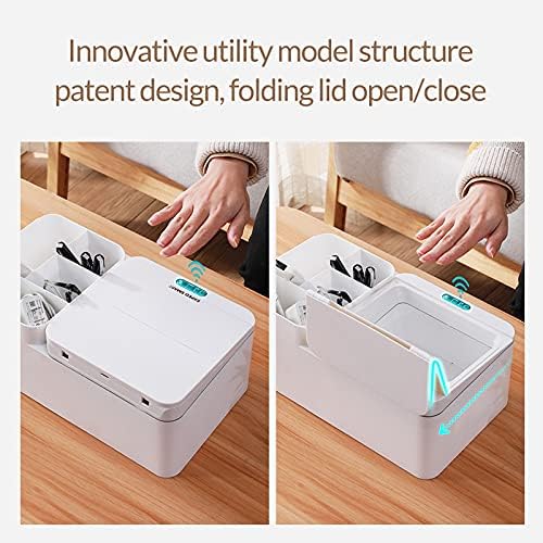 Desktop multi-compartment storage box