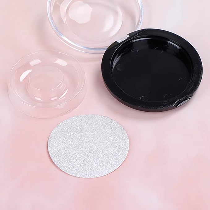 1PC Portable Eyelash Case False Eyelash Storage Box Holder Makeup Cosmetic Tool Storage Container Travel Organizer Box(Black)