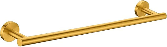 Modket 24 Inches Brushed Gold Towel Bar Bathroom Hardware 304 Stainless Steel Wall Mounted Kitchen Towel Holder Cloths Hanger