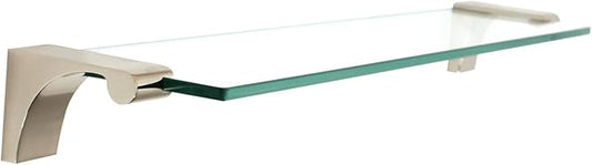 Alno Luna Glass Shelf Size: 18", Finish: Polished Nickel