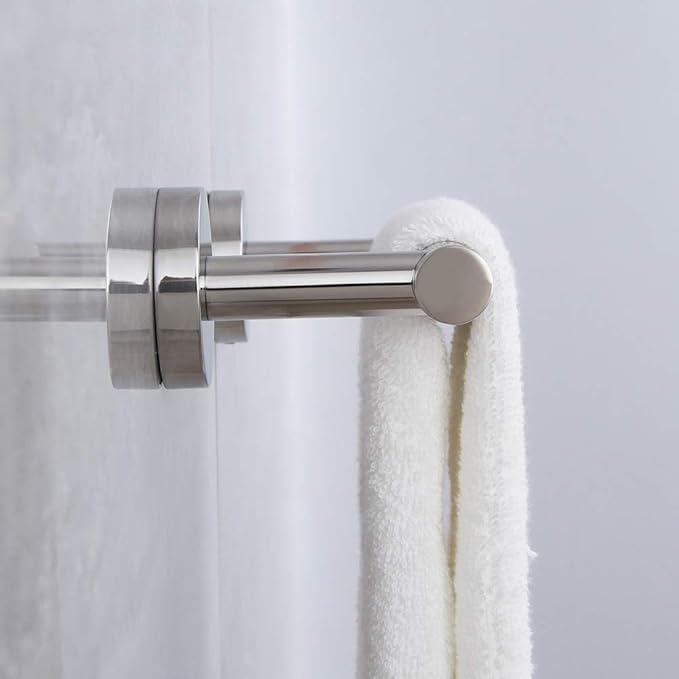 SUS 304 Stainless Steel 9-Inch Towel Bar Towel Rack Wall Mounted Towel Rail Towel Rod for Bathroom Modern Style Polished Finish