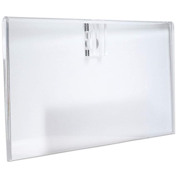 Beauticom Clear Acrylic License Holder for Cosmetology or Other Business (Quantity: 2 Pieces)