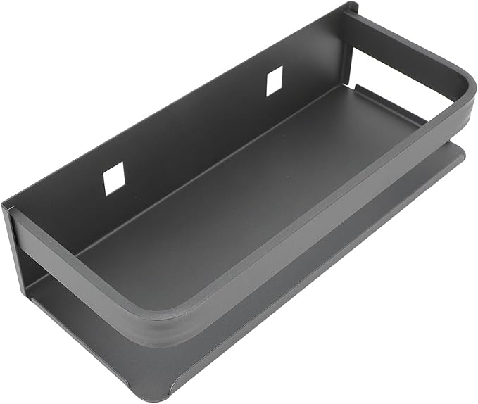 Ymiko Stainless Steel Wall Mounted Storage Shelf, Bathroom Rack, for Bathroom, Kitchen, Bedroom, Living Room (25cm)