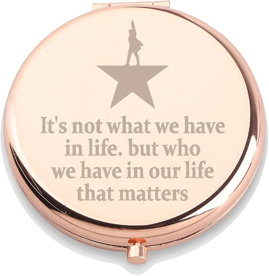 WUSUANED Musical Star Makeup Mirror Musical Lover Gift Theatre Inspired Mirror Drama Lover Gift