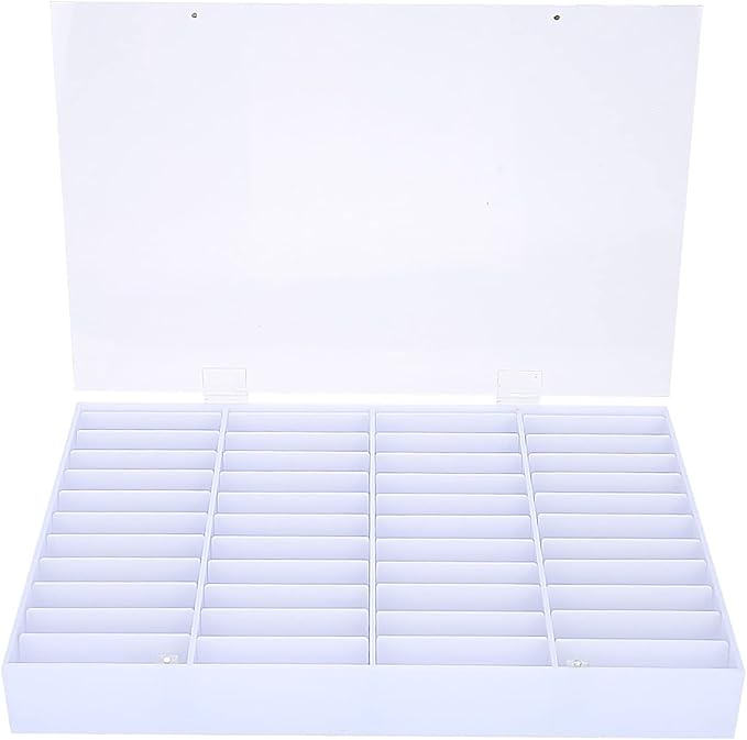 Nail Acrylic Organizers,Nail Acrylic Organizers And Storage, Nail Display Box Empty Nail Tips Storage Box Clear Nail Art Decoration Container Fake Nail Display Case Fake Nail Storage