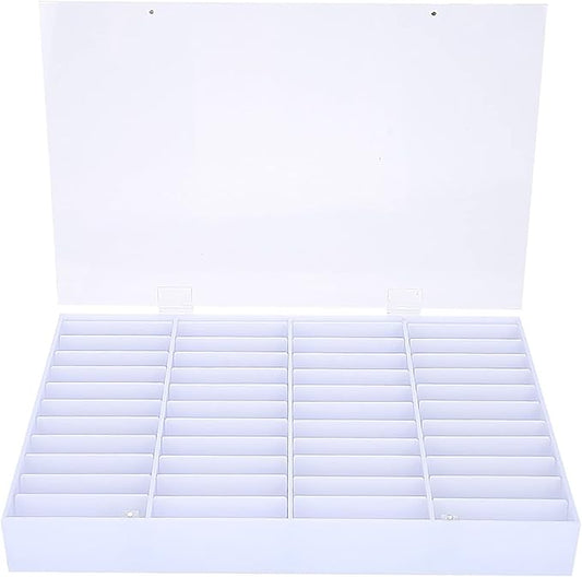 Nail Acrylic Organizers,Nail Acrylic Organizers And Storage, Nail Display Box Empty Nail Tips Storage Box Clear Nail Art Decoration Container Fake Nail Display Case Fake Nail Storage