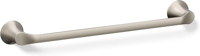 Kohler 27393-BN Simplice® 18" Towel bar, Vibrant Brushed Nickel
