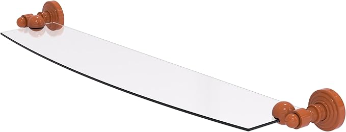 Allied Brass WP-33/24-ASP Waverly Place 24 Inch Glass Shelf, Autumn Sparkle