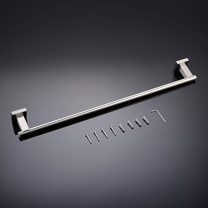 Miyili 24-Inch Towel Bar SUS 304 Stainless Steel Towel Holder Rack for Bathroom Wall Mount Brushed Finish, A02N60A