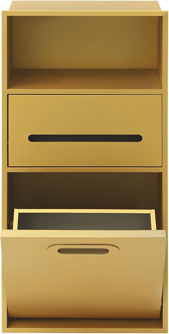 Recessed Storage Cabinet for Bathroom, Stainless Steel Wall-Mounted Design, Space-Saving, Rust-Resistant, Easy Install, (Golden, 66 * 14 * 30cm)