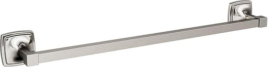 Amerock BH36093G10 | Brushed Nickel Towel Bar | 18 in (457 mm) Towel Rack | Stature | Bathroom Towel Holder | Bathroom Hardware | Bath Accessories