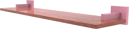 Allied Brass MT-1-22-IRW-PNK Montero Collection 22 Inch Solid IPE Ironwood Shelf, Pink