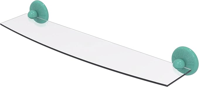 Allied Brass PMC-33/24-SFG Prestige Monte Carlo Collection 24 Inch Glass Shelf, Sea Foam Green