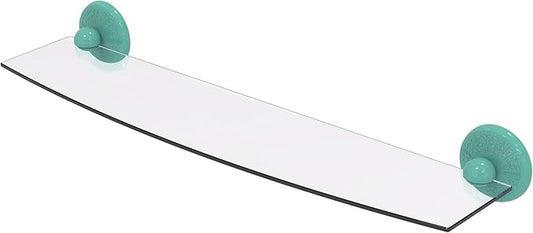 Allied Brass PMC-33/24-SFG Prestige Monte Carlo Collection 24 Inch Glass Shelf, Sea Foam Green
