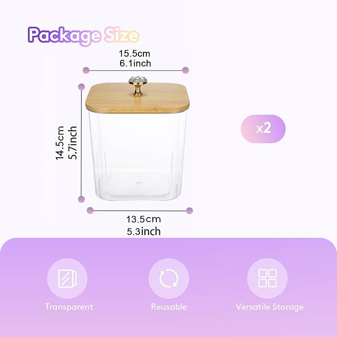 POLRAI 2 Pack Laundry Room Organization Storage Containers 2 Half Gallon Laundry Pod Containers Laundry Detergent Dispenser with Lids and Labels for Laundry Room Organizing