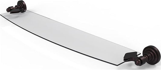 Allied Brass DT-33/24-ABZ Dottingham Collection 24 Inch Glass Shelf, Antique Bronze