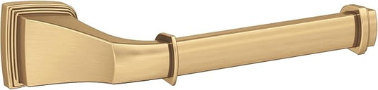 Amerock BH36031CZ | Champagne Bronze Single Post Toilet Paper Holder | 7-7/8 in. (200 mm) Length Toilet Tissue Holder | Revitalize | Bath Tissue Holder | Bathroom Hardware | Bath Accessories