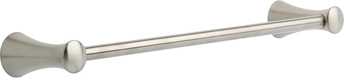 Delta Lahara (1-Pack) 18'' Towel Rack for Bathroom Brilliance Stainless Steel Towel Bar for Bathroom Wall Towel Holder Rod Wall Mounted 73818-SS