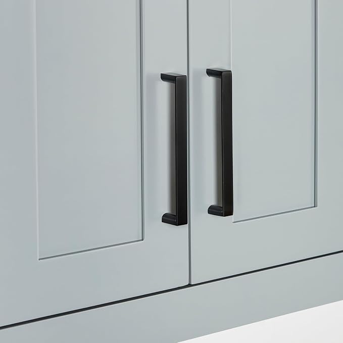 ARIEL Bathroom Wall Cabinet 26" H x 21" W x 8" D - Closed Door - Grey
