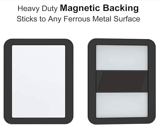 Magnetic Locker Mirror,Small Mirror for Locker - 5" x 7" Iocker Mirror Magnetic - Magnet Mirror for School Locker, Bathroom, Workshop Toolbox, Office Cabinet,Mirror Locker Accessories,Black