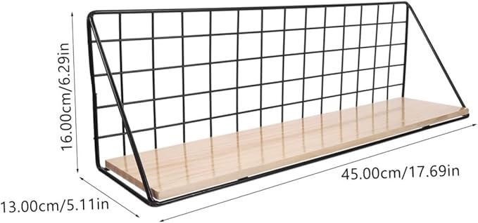 Cabilock 1Pc Large Multifunctional Wall Rack Bathroom Shelf for Home Decor Strong Bearing Capacity Iron Storage Organizer for Bathroom