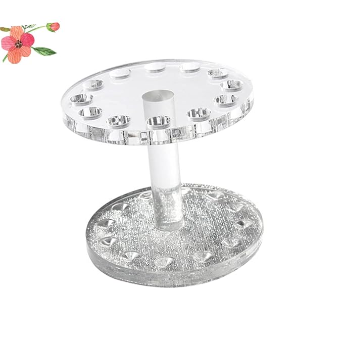 STAHAD 1pc Makeup Brush Rack Brush Pen Holder Nail Pen Organizer Nail Art Brush Holder Nail Pen Stand Nail Art Pen Holder Nail Display Stands Manicure Pen Holder Tool Holder Heart-shaped