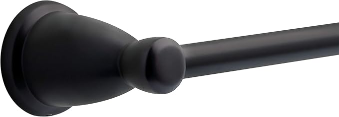 Franklin Brass Kinla 3-Piece Bathroom Set Matte Black 24" Towel Bar Rack, Toilet Paper Holder, Ring KIN3PC-MB