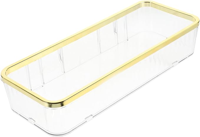 Mobestech Transparent Wall Mounted Bathroom Shelf Rack for Multi Functional Clear Storage for Skincare Products Sturdy and Elegant Design