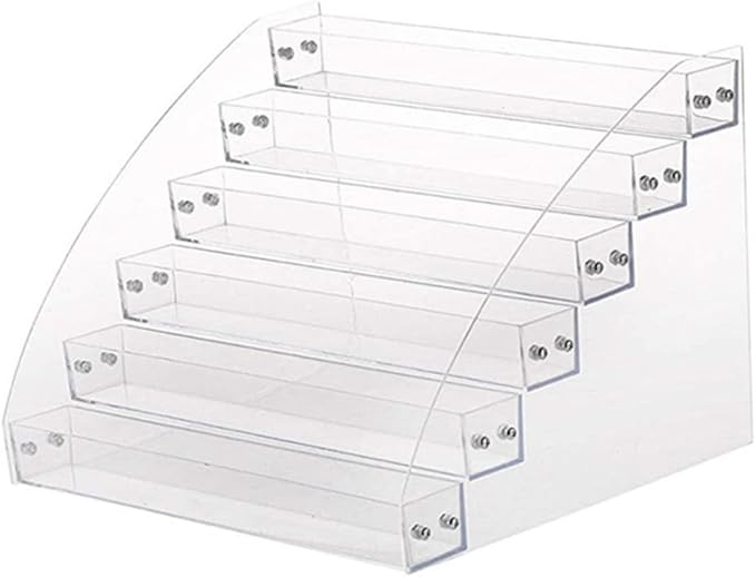 FRCOLOR Multi Layer Nail Polish Organizer Rack Display Your Favorite Colors Stable Base for Home Salon Use Also Holds Lipstick and Essential Oils